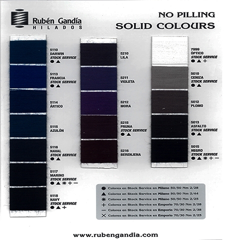 Ruben Gandia,hilo,hilados,yarn,threads,acrilico,acrylic,hb,nm,ne,2/22, Milano 50% lana merina 50% acri. low pilling Nm. 2/25-2/28-2/44 Emporio 30% lana merina 70 % acri low pilling Nm. 2/25-2/28-2/38 Milano-Emporio Merino Blend No-Pilling